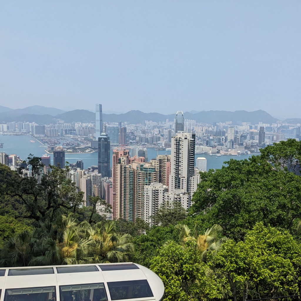 view of Hong Kong from The Peak